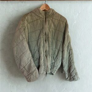 Free People Dolman Olive Bomber Jacket